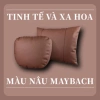 Gối Tựa Đầu & Lưng Da Nappa Cao Cấp, Thoáng Khí Giảm Đau Mỏi, Bảo Vệ Cột Sống Giá 159k 7