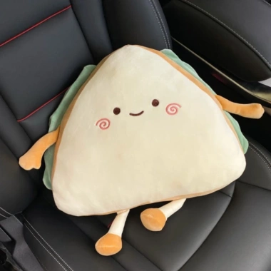 Gối tựa đầu & lưng ô tô cao cấp hình bánh sandwich dễ thương - Giá ưu đãi 130.000đ - TOO-STORE