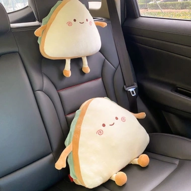 Gối tựa đầu & lưng ô tô cao cấp hình bánh sandwich dễ thương - Giá ưu đãi 130.000đ - TOO-STORE 5 Gối tựa đầu & lưng ô tô cao cấp hình bánh sandwich dễ thương - Giá ưu đãi 130.000đ - TOO-STORE 5