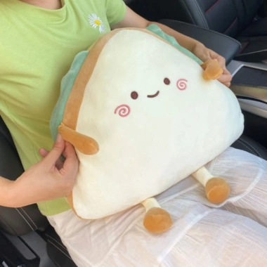 Gối tựa đầu & lưng ô tô cao cấp hình bánh sandwich dễ thương - Giá ưu đãi 130.000đ - TOO-STORE