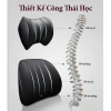 Gối Tựa Đầu & Lưng Ô Tô Cao Su Non Bọc Da – Thoáng Khí, Chống Đau Lưng, Mỏi Cổ – 145k Hoàng Nam Auto 2