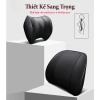 Gối Tựa Đầu & Lưng Ô Tô Cao Su Non Bọc Da – Thoáng Khí, Chống Đau Lưng, Mỏi Cổ – 145k Hoàng Nam Auto 6