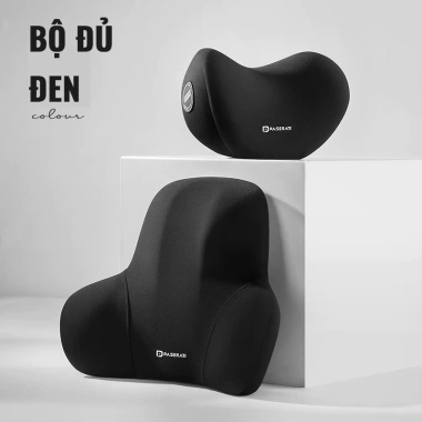 Gối Tựa Đầu & Lưng Ô tô Cao Su Non Siêu Mềm - Giá 79.000đ Giảm Sốc