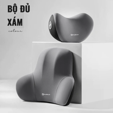 Gối Tựa Đầu & Lưng Ô tô Cao Su Non Siêu Mềm - Giá 79.000đ Giảm Sốc