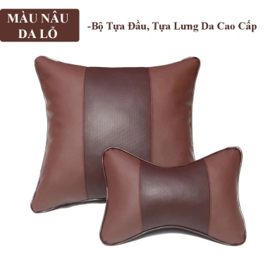 Gối Tựa Đầu & Lưng Ô Tô Da Cao Cấp - Chống Đau Cổ Vai, Thoải Mái Khi Lái Xe T08 7 Gối Tựa Đầu & Lưng Ô Tô Da Cao Cấp - Chống Đau Cổ Vai, Thoải Mái Khi Lái Xe T08 7
