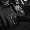 Gối Tựa Đầu & Lưng Ô Tô Da Cao Cấp - Chống Đau Cổ Vai, Thoải Mái Khi Lái Xe T08 9