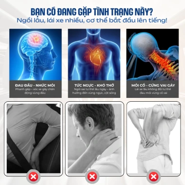 Gối tựa đầu, lưng ô tô Lianda 6 chế độ massage chườm nóng, giảm mệt mỏi - 309.000₫