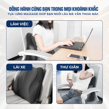 Gối tựa đầu, lưng ô tô Lianda 6 chế độ massage chườm nóng, giảm mệt mỏi - 309.000₫ 9 Gối tựa đầu, lưng ô tô Lianda 6 chế độ massage chườm nóng, giảm mệt mỏi - 309.000₫ 9