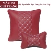 Gối tựa đầu & lưng ôtô da nappa – chống đau cổ, vai gáy khi lái xe T08 – 60.000 4