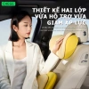 Gối Tựa Đầu Lưng Xe Ô Tô Hai Lớp Công Thái Học Bọt Nhớ Cao Su Non - Hỗ Trợ Cổ và Thắt Lưng, Giá Ưu Đãi 282.082 VNĐ 2