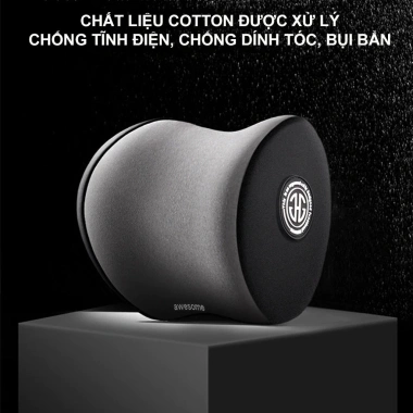 Gối tựa đầu ô tô Awesome chống mỏi cổ, cao su non bọc cotton, êm ái, cao cấp
