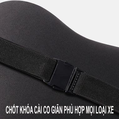 Gối tựa đầu ô tô Awesome chống mỏi cổ, cao su non bọc cotton, êm ái, cao cấp