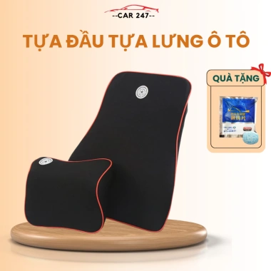 Gối Tựa Đầu Ô Tô Cao Su Non Cao Cấp - Siêu Đàn Hồi, Chống Đau Mỏi, Giá ưu đãi 59.000đ