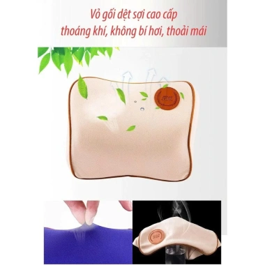 Gối Tựa Đầu Ô Tô Cao Su Non Cao Cấp - Siêu Đàn Hồi, Chống Đau Mỏi, Giá ưu đãi 59.000đ