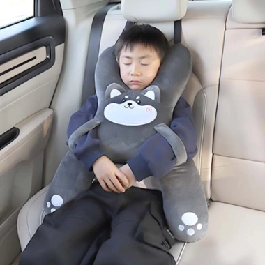 Gối tựa đầu ô tô cho trẻ, thay thế đai an toàn, chống nghẹo cổ, điều chỉnh dễ dàng - 176.800 VND