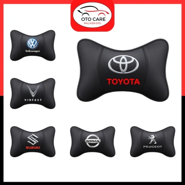 Gối Tựa Đầu Ô Tô Da Logo Xe Chính Hãng - Giảm Giá, Chỉ 62.000