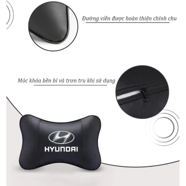 Gối Tựa Đầu Ô Tô Da Logo Xe Chính Hãng - Giảm Giá, Chỉ 62.000