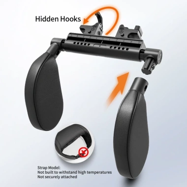 Gối tựa đầu ô tô đa năng 360° điều chỉnh, đệm ghế, móc xe, giá đỡ điện thoại, hỗ trợ ngủ trẻ em – 459.000đ