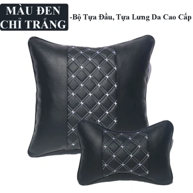 Gối Tựa Đầu Ô Tô Da Nappa Cao Cấp - Chống Đau Cổ Vai Gáy Khi Lái Xe T08 2