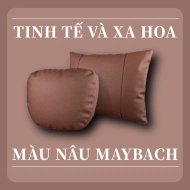 Gối tựa đầu ô tô da Nappa mềm êm, thoáng khí hỗ trợ cổ lưng - Giá chỉ 159.000đ 3 Gối tựa đầu ô tô da Nappa mềm êm, thoáng khí hỗ trợ cổ lưng - Giá chỉ 159.000đ 3