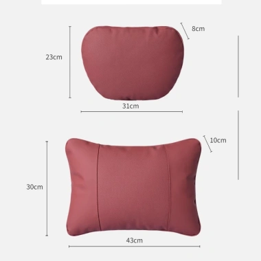 Gối tựa đầu ô tô da Nappa mềm êm, thoáng khí hỗ trợ cổ lưng - Giá chỉ 159.000đ