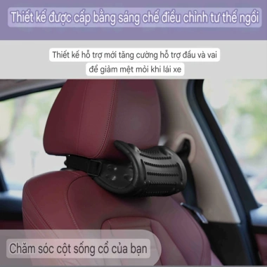 Gối Tựa Đầu Ô tô EVA cao cấp - Giảm mỏi cổ gáy, hỗ trợ lái xe, giá 159.000₫