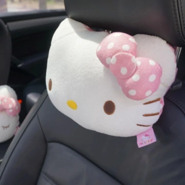 Gối Tựa Đầu Ô Tô Hello Kitty Cao Cấp - Giảm Đau Cổ Vai, Mỏi Gáy, Giá 113.000 VND