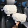 Gối Tựa Đầu Ô Tô Hình Chú Cừu Bông Tuyết Trang Trí Lưng Xe Hơi Giá 90.000đ