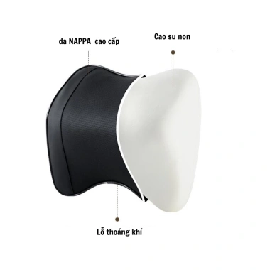 Gối tựa đầu ô tô và tựa lưng cao su non mềm mại - Giá 119.000đ, giảm 26%