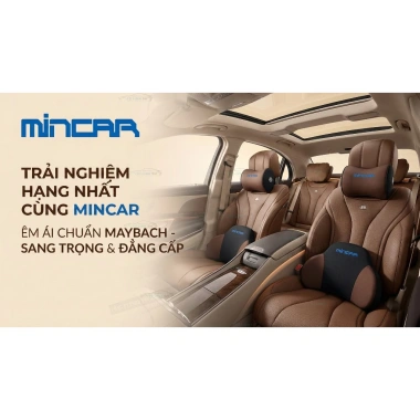 Gối tựa đầu và lưng cao su non công thái học cho ghế ô tô, văn phòng - Mincar giảm giá 69.000đ