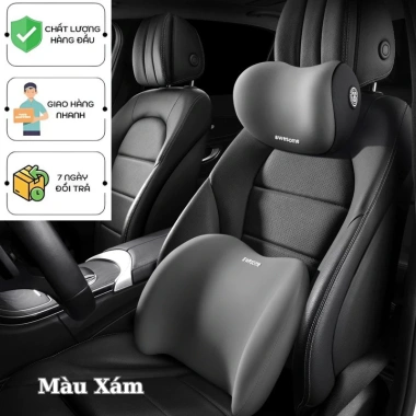 Gối tựa đầu và lưng công thái học Awesome - Thiết kế thoải mái, hỗ trợ cổ, giá 50.000₫