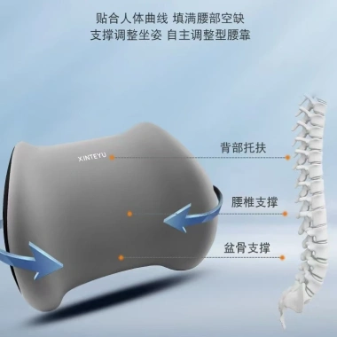 Gối tựa đầu và lưng công thái học Awesome - Thiết kế thoải mái, hỗ trợ cổ, giá 50.000₫