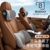 Gối tựa đầu và lưng ô tô cao su non công thái học - giá 56.000 VND giảm từ 72.800 VND