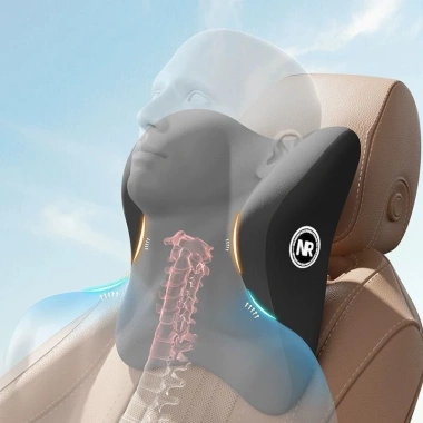 Gối Tựa Đầu và Lưng Ô Tô CARZONE – Cao Su Non Mềm Mại, Êm Ái, Giảm Đau Mỏi Khi Lái Xe