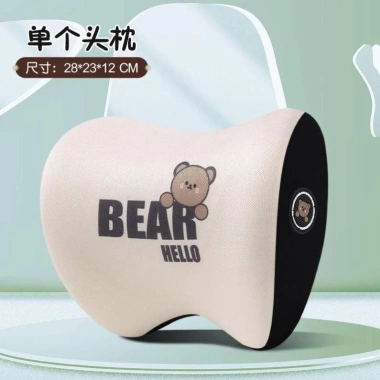 Gối Tựa Đầu và Lưng Xe Hơi Cao Su Non Êm Ái - Thoải mái, Giá ưu đãi 124.600 VND