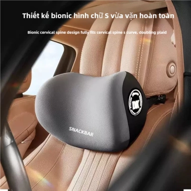 Gối tựa đầu và lưng xe hơi DSBY cao su non mềm mại, giảm đau mỏi, chỉ 95.160₫