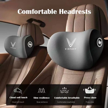 Gối tựa đầu và thắt lưng Vinfast bảo vệ cổ vai, giảm mệt mỏi, phù hợp VF 8, VF 9, VF E34