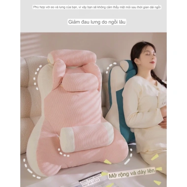 Gối tựa giường đệm lót sofa, nệm ngồi dựa lưng chơi game - Giá 259.000₫