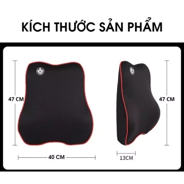 Gối tựa lưng cao su non Anhvu Office - Đệm lưng giảm đau, hỗ trợ ghế văn phòng, 165k