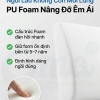 Gối tựa lưng cao su non EMA cho văn phòng và ô tô - Giảm đau thắt lưng, thư giãn, chỉ 158.000₫ 8