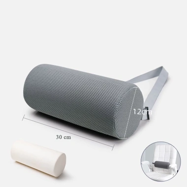 Gối tựa lưng cao su non hình trụ - Bảo vệ thắt lưng, giảm mỏi lưng, dùng cho ghế học, làm việc, xe hơi - 144.000₫ 6