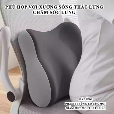Gối tựa lưng công thái học MEIT thoáng khí giảm ê mỏi, tránh gù lưng cho dân văn phòng 2