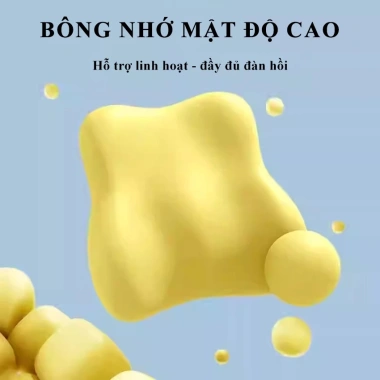 Gối tựa lưng công thái học YMZ - Đệm giảm đau, nâng đỡ lưng, lót ghế xe, ô tô, văn phòng