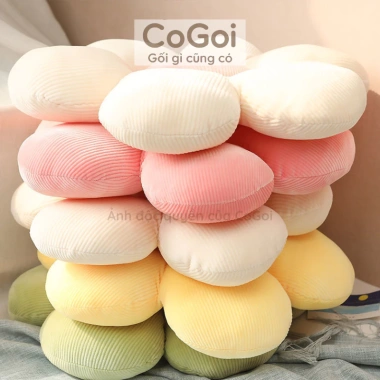 Gối tựa lưng, gối đệm ngồi hình bông hoa 6 lá - Nhung mềm cao cấp, đa kích cỡ, chỉ 78.000₫ 3