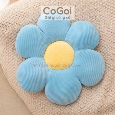 Gối tựa lưng, gối đệm ngồi hình bông hoa 6 lá - Nhung mềm cao cấp, đa kích cỡ, chỉ 78.000₫ 7
