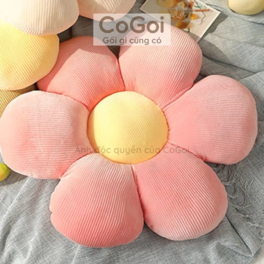 Gối tựa lưng, gối đệm ngồi hình bông hoa 6 lá - Nhung mềm cao cấp, đa kích cỡ, chỉ 78.000₫ 10