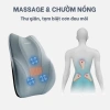 Gối tựa lưng massage chườm nóng LIANDA - 6 chế độ, ruột cao su non, thư giãn cho văn phòng và lái xe, giảm giá 20% 3