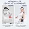 Gối tựa lưng massage chườm nóng LIANDA - 6 chế độ, ruột cao su non, thư giãn cho văn phòng và lái xe, giảm giá 20% 7