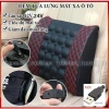 Gối tựa lưng massage ô tô 12V/24V - Giảm đau, thư giãn lưng vai gáy, chỉ 200.000₫