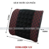 Gối tựa lưng massage ô tô 12V/24V - Giảm đau, thư giãn lưng vai gáy, chỉ 200.000₫ 10